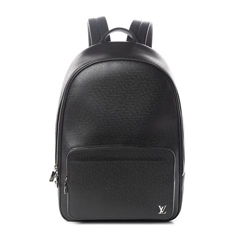 black lv bag backpack|louis vuitton black leather backpack.